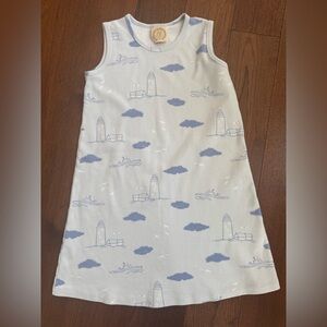 The Beaufort Bonnett Co. sleeveless play dress in Pima cotton. Size 14